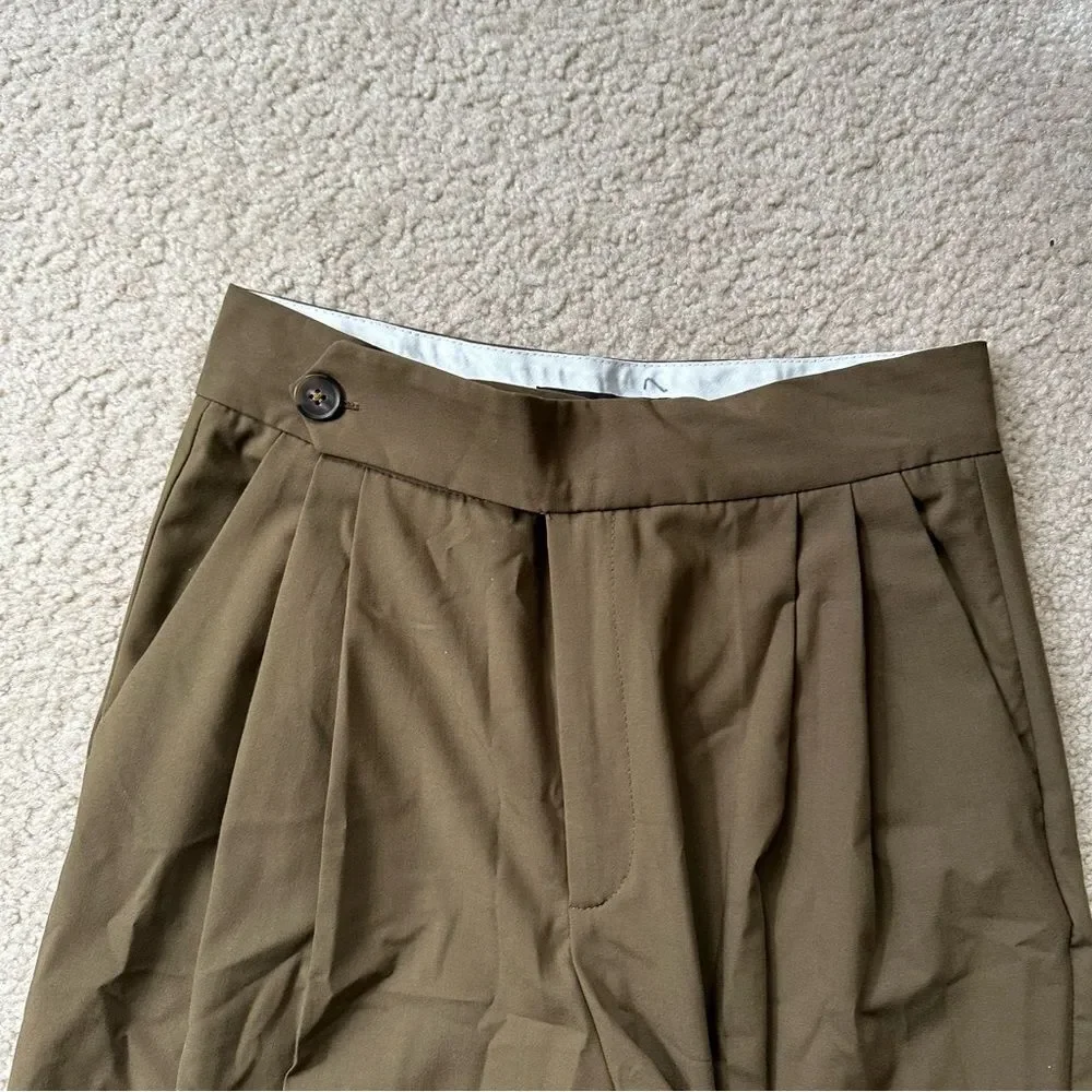 Zara dark Tan/ slightly Green slouchy trousers - Picture 14 of 16